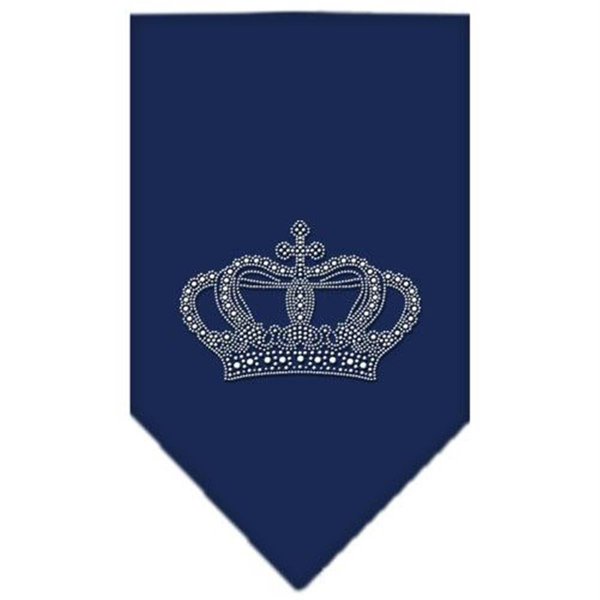 Unconditional Love Crown Rhinestone Bandana Navy Blue large UN908157